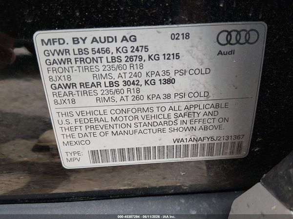 2018 AUDI Q5