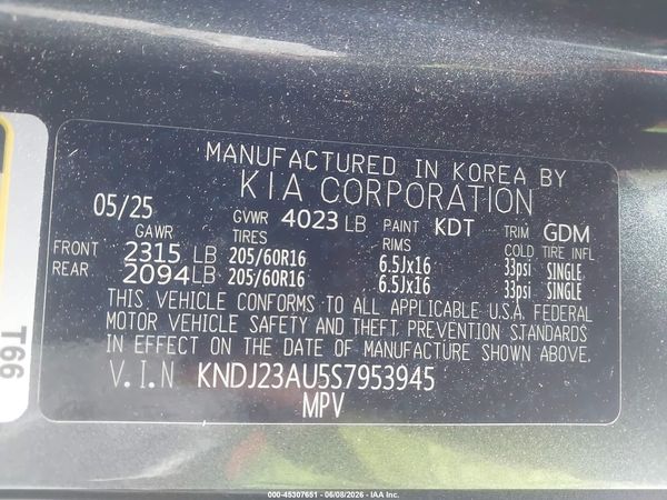 2025 KIA SOUL LX