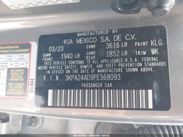 2023 KIA RIO S