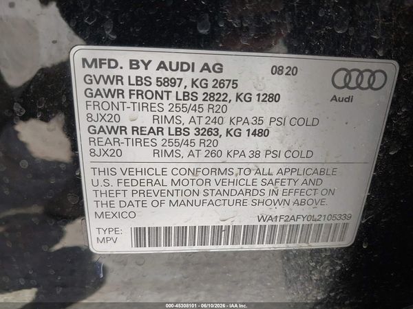 2020 AUDI Q5