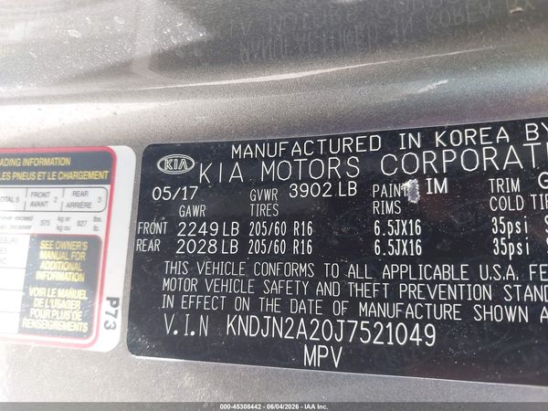 2018 KIA SOUL Base