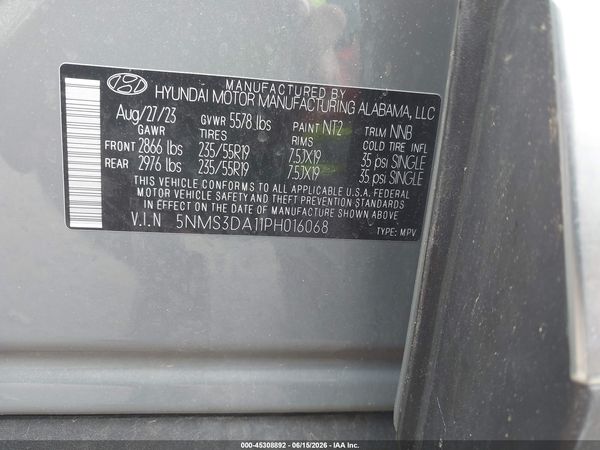 2023 HYUNDAI SANTA FE HYBRID SEL PREMIUM