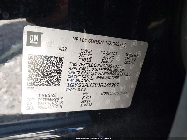 2018 CADILLAC ESCALADE STANDARD