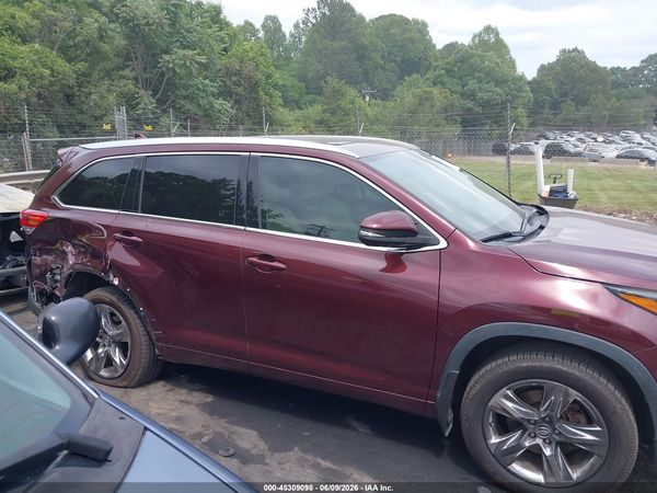 2019 TOYOTA HIGHLANDER LIMITED PLATINUM