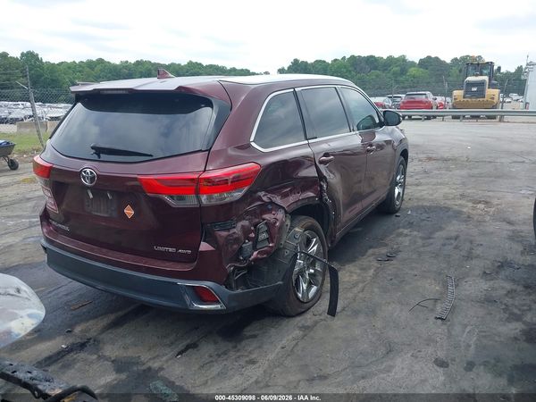 2019 TOYOTA HIGHLANDER LIMITED PLATINUM
