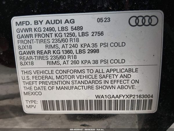 2023 AUDI Q5