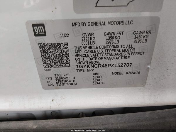 2023 CADILLAC XT5 FWD PREMIUM LUXURY