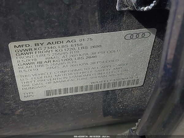 2025 AUDI Q3