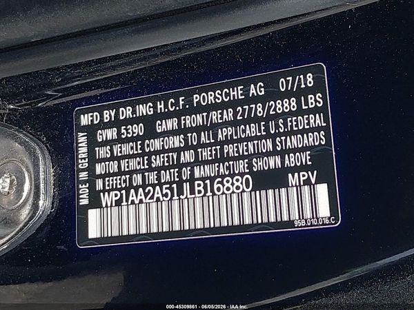 2018 PORSCHE MACAN SPORT EDITION