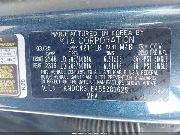 2025 KIA NIRO EX