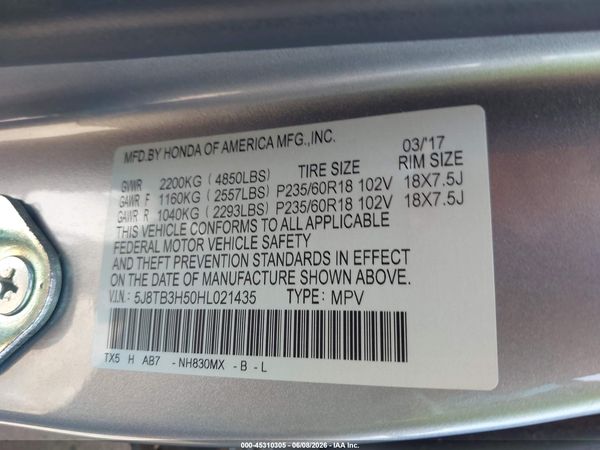 2017 ACURA RDX