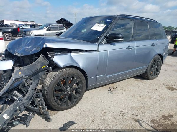 2019 LAND ROVER RANGE ROVER 3.0L V6 SUPERCHARGED HSE