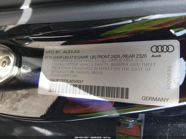 2020 AUDI S3