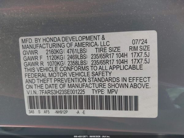 2025 HONDA CR-V LX 2WD