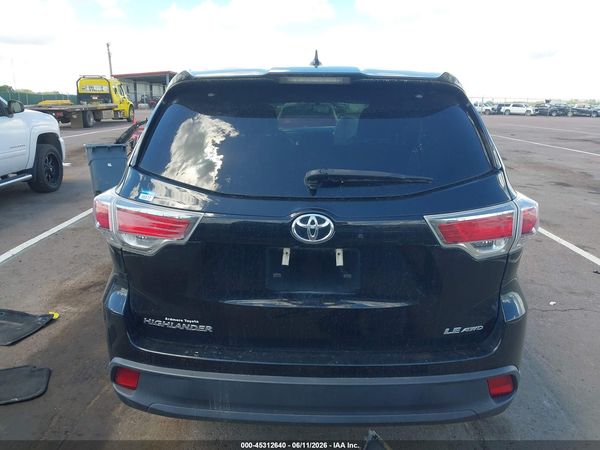 2016 TOYOTA HIGHLANDER LE PLUS V6
