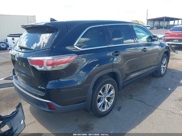 2016 TOYOTA HIGHLANDER LE PLUS V6