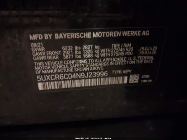 2022 BMW X5 XDRIVE40I