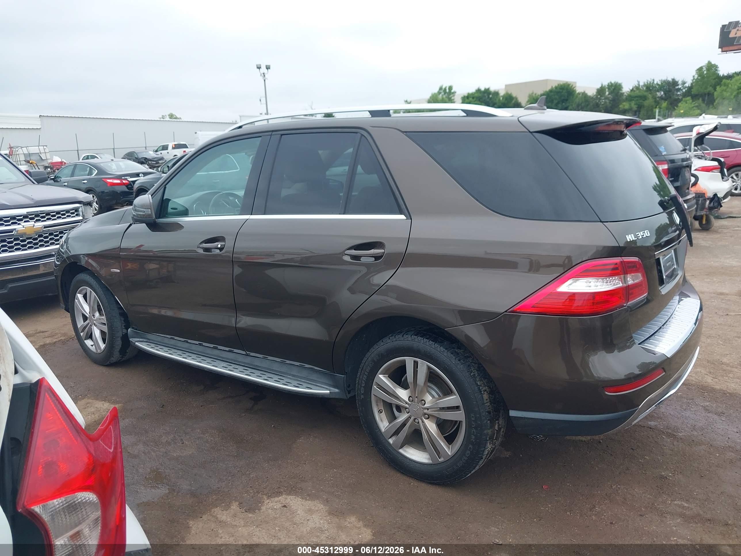 2012 MERCEDES-BENZ ML 350 4MATIC