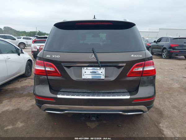 2012 MERCEDES-BENZ ML 350 4MATIC