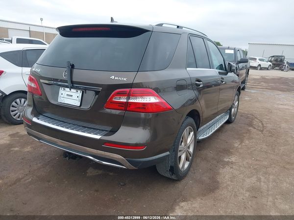 2012 MERCEDES-BENZ ML 350 4MATIC