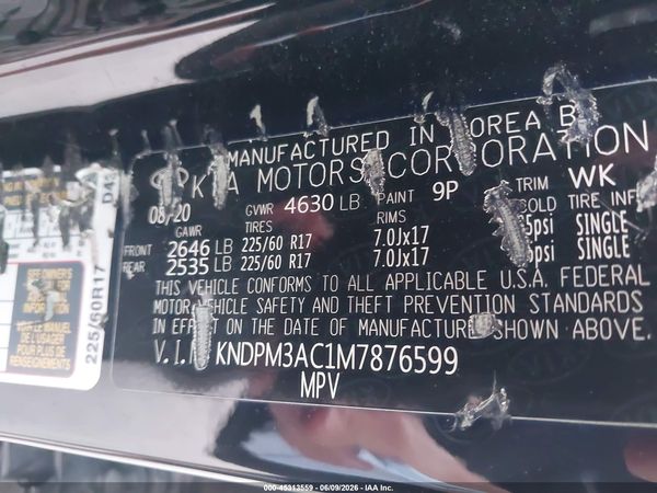 2021 KIA SPORTAGE LX