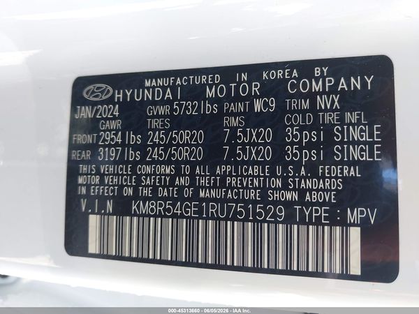 2024 HYUNDAI PALISADE LIMITED