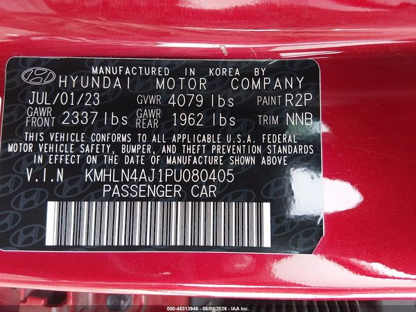 2023 HYUNDAI ELANTRA HYBRID LIMITED