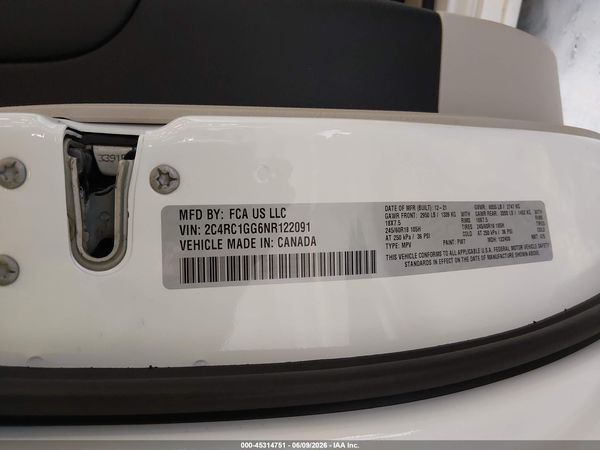 2022 CHRYSLER PACIFICA LIMITED