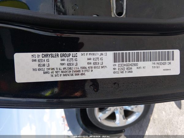 2013 DODGE CHARGER SXT PLUS
