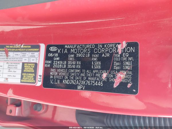 2019 KIA SOUL Base