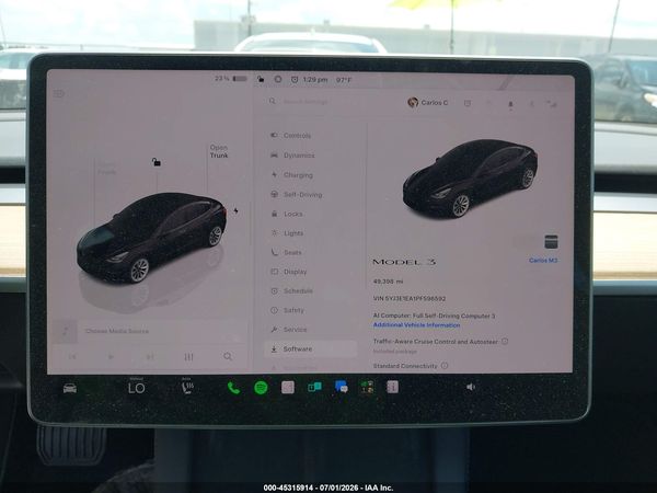 2023 TESLA MODEL 3 REAR-WHEEL DRIVE