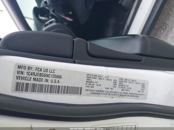 2022 JEEP GRAND CHEROKEE WK LIMITED 4X2