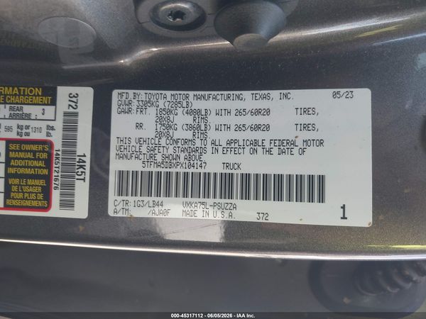 2023 TOYOTA TUNDRA 1794 EDITION