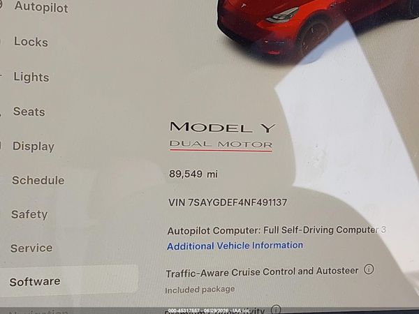 2022 TESLA MODEL Y