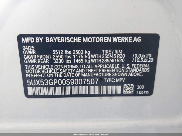 2025 BMW X3 30 XDRIVE
