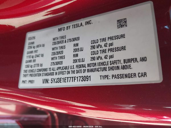 2026 TESLA MODEL 3