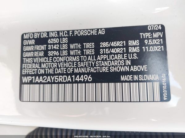 2024 PORSCHE CAYENNE