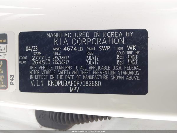 2023 KIA SPORTAGE LX