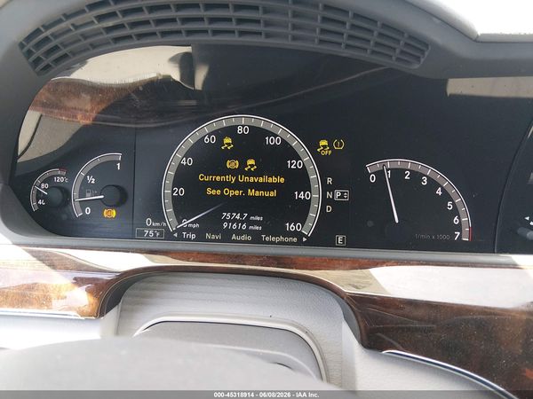 2012 MERCEDES-BENZ S 550 4MATIC