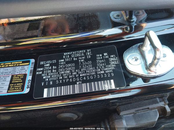 2025 KIA TELLURIDE S