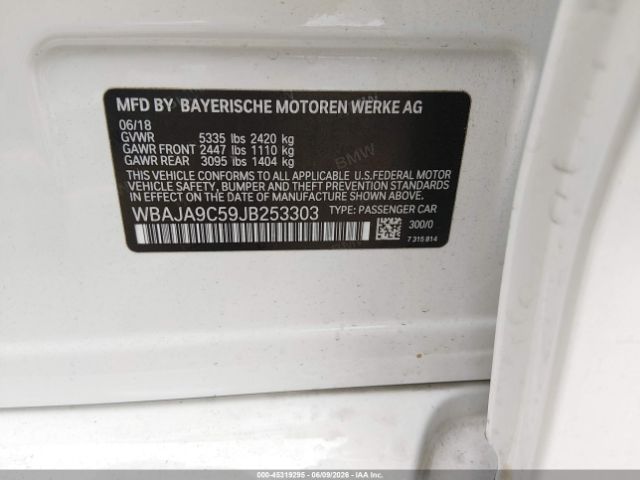 2018 BMW 530E