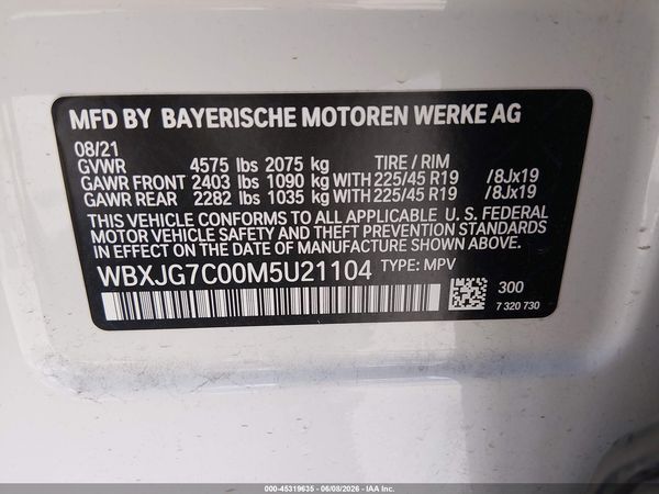 2021 BMW X1 SDRIVE28I