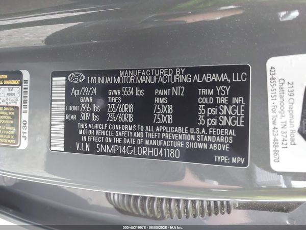 2024 HYUNDAI SANTA FE SE