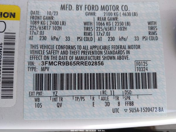 2024 FORD BRONCO SPORT BIG BEND