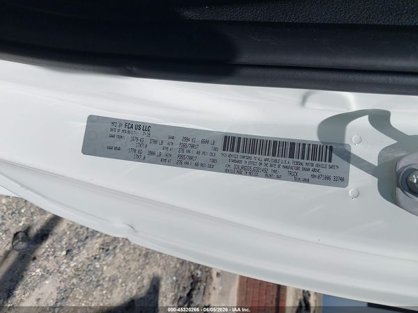 2018 RAM 1500 TRADESMAN  4X2 8' BOX