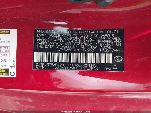 2021 LEXUS RC 300 300 Premium