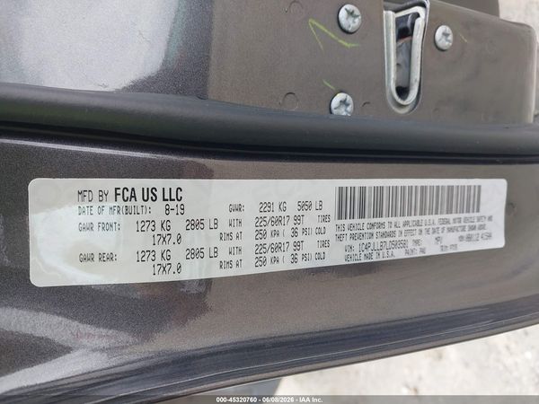 2020 JEEP CHEROKEE LATITUDE PLUS FWD