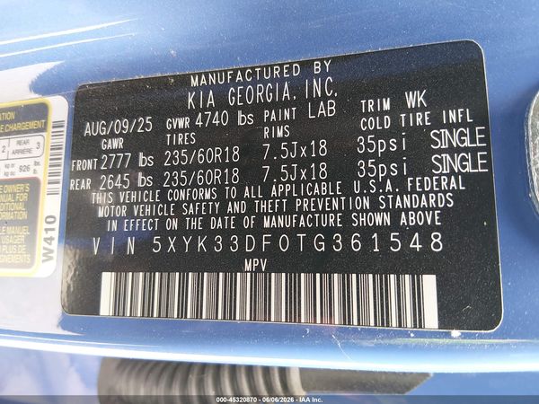 2026 KIA SPORTAGE EX