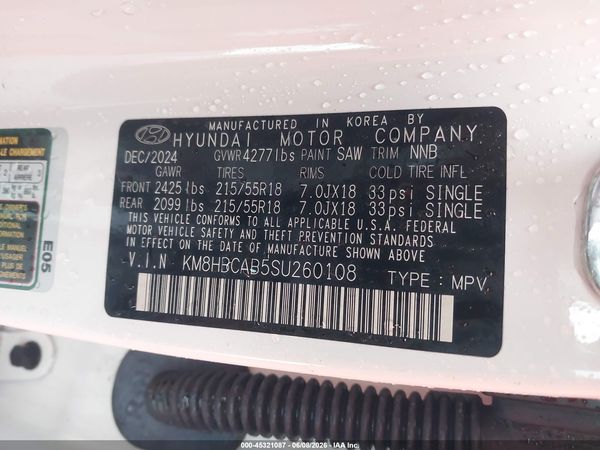 2025 HYUNDAI KONA SEL