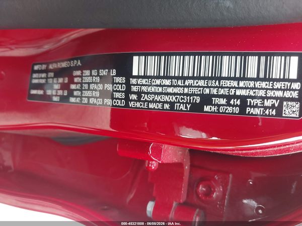 2019 ALFA ROMEO STELVIO TI AWD